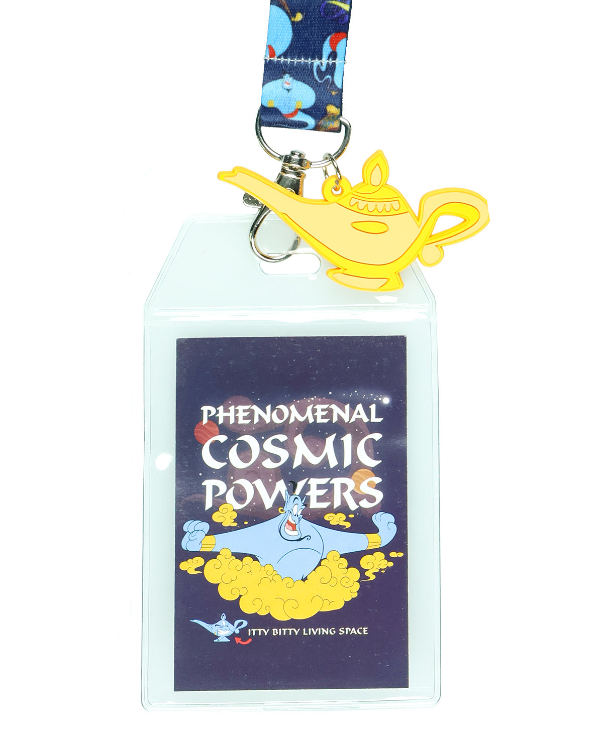 Disney Aladdin Genie Let's Make Some Magic Lanyard with ID Badge Holder