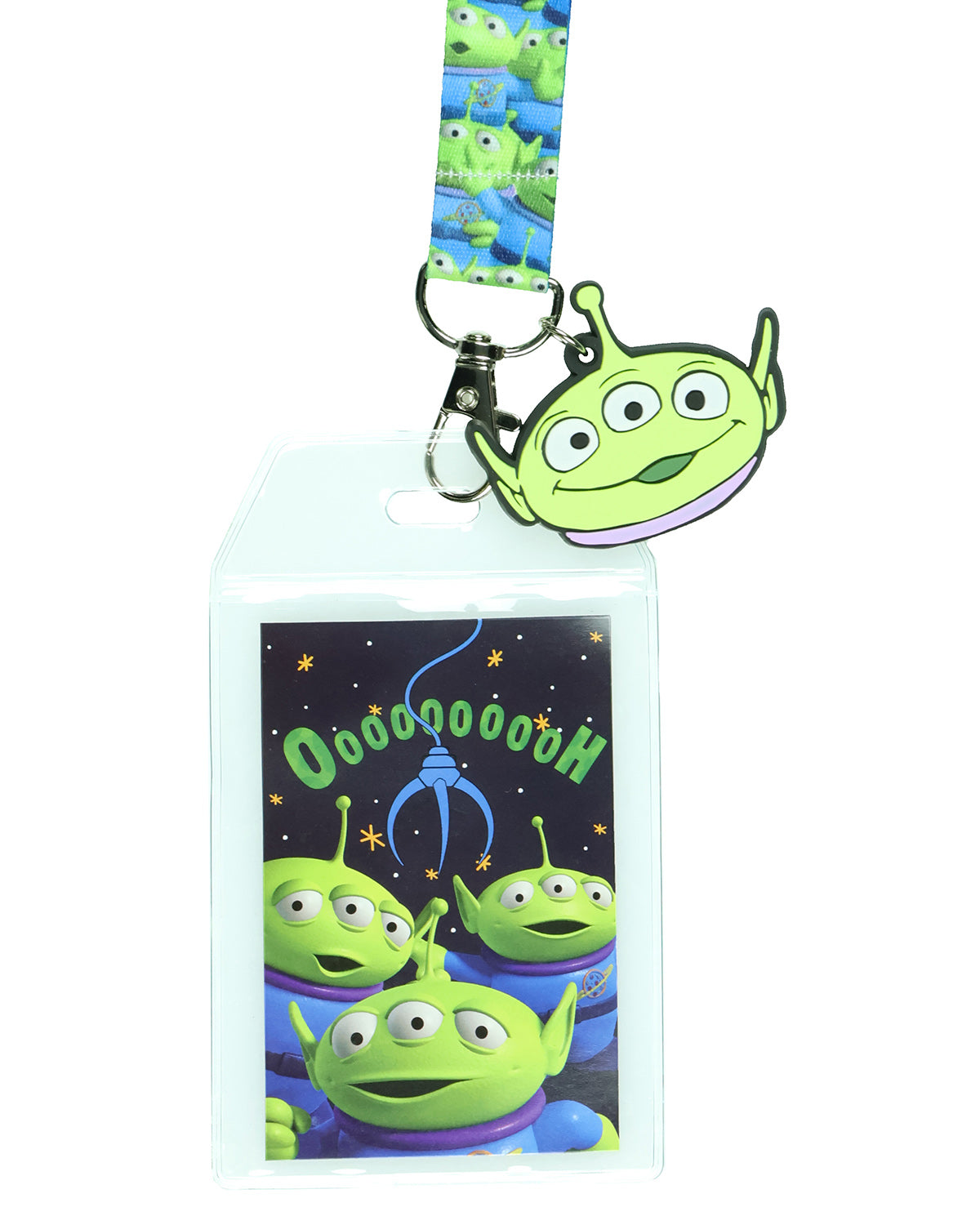 Disney Toy Story Alien I Have Been Chosen Lanyard with ID Holder and Charm