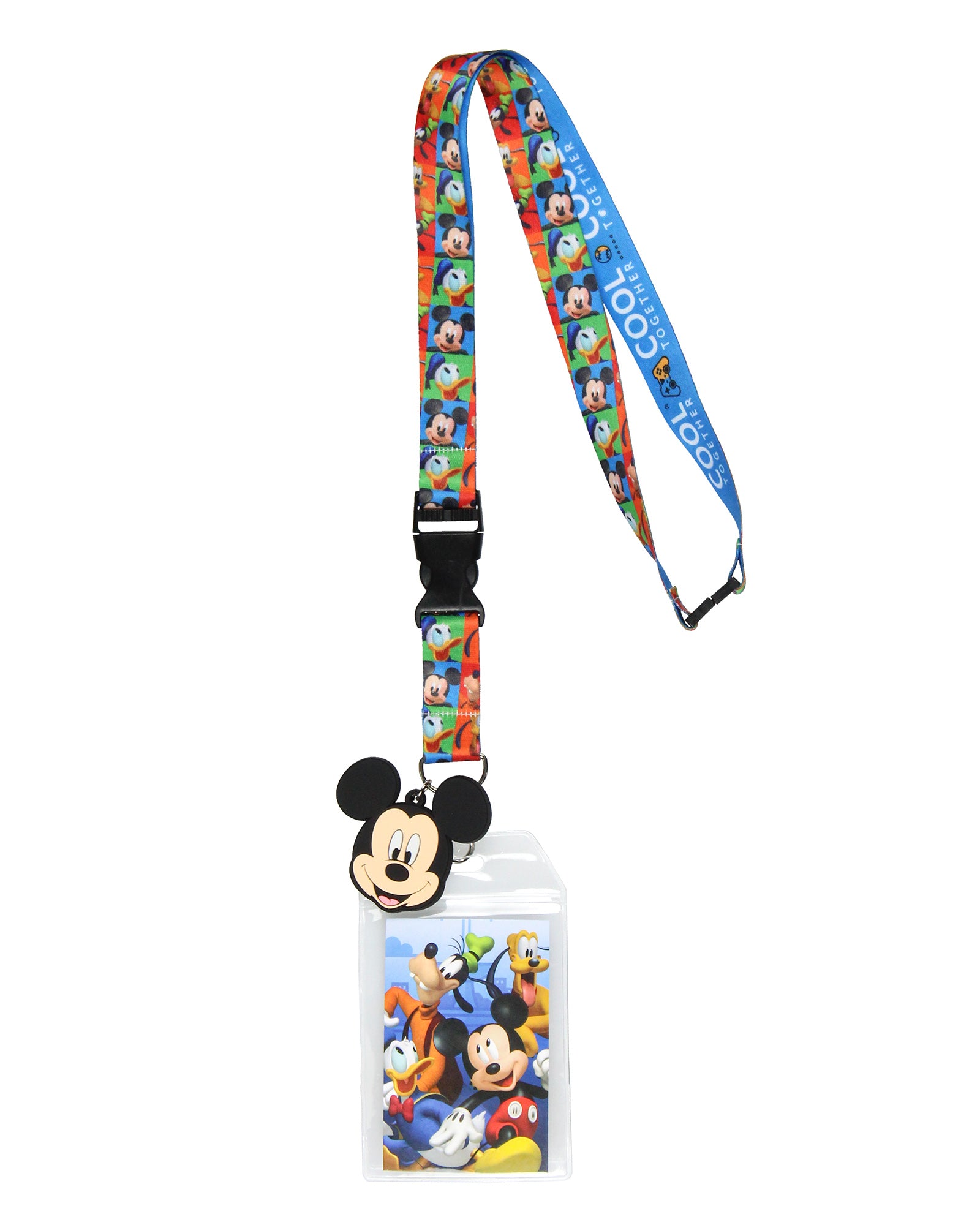 Disney Mickey and Friends The Cool Crew Lanyard with ID Badge Holder