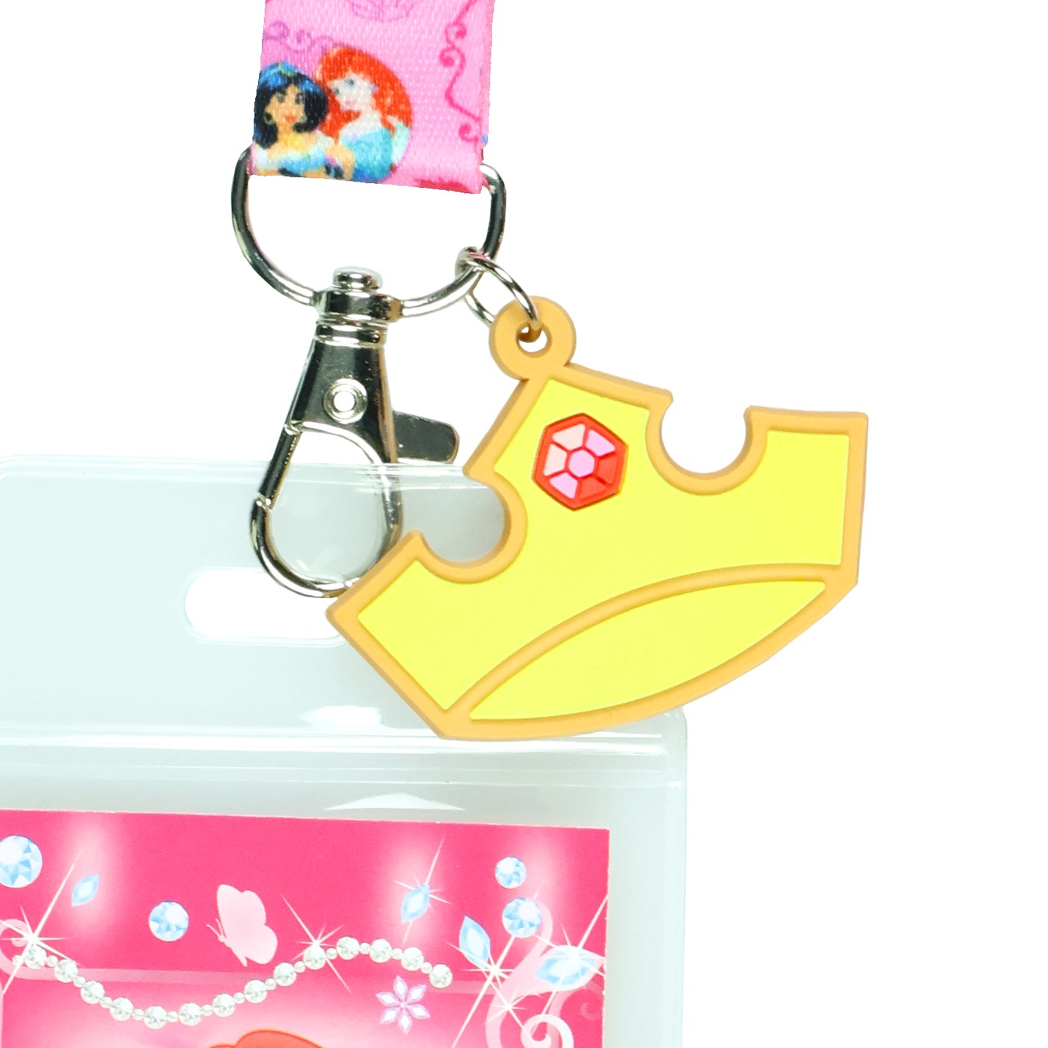 Disney Princess Create Your Own Fairy Tale Lanyard with ID Holder and Charm