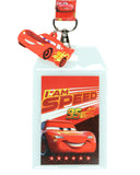 Disney Cars Lightning McQueen Blazing Forward Lanyard with ID Badge Holder