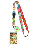 The Muppets Cast Character Design Lanyard with ID Badge Holder and Charm