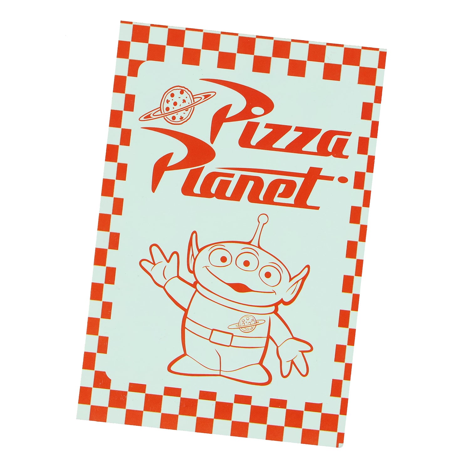 Disney Toy Story Pizza Planet Alien Design Lanyard with ID Holder and Charm