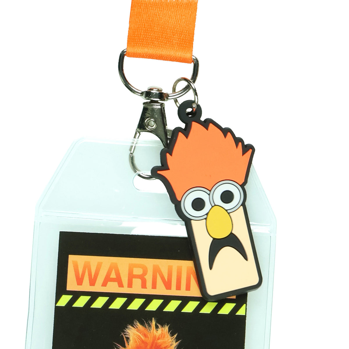 The Muppets Beaker High Clearance Lanyard with ID Badge Holder and Charm