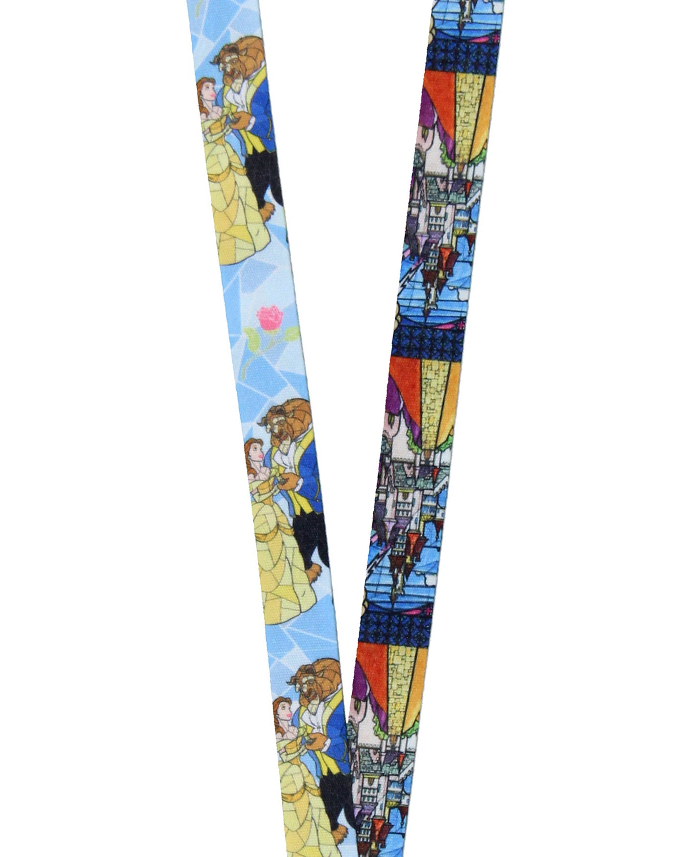 Disney Beauty and the Beast A Tale of Enchantment Lanyard with ID badge Holder