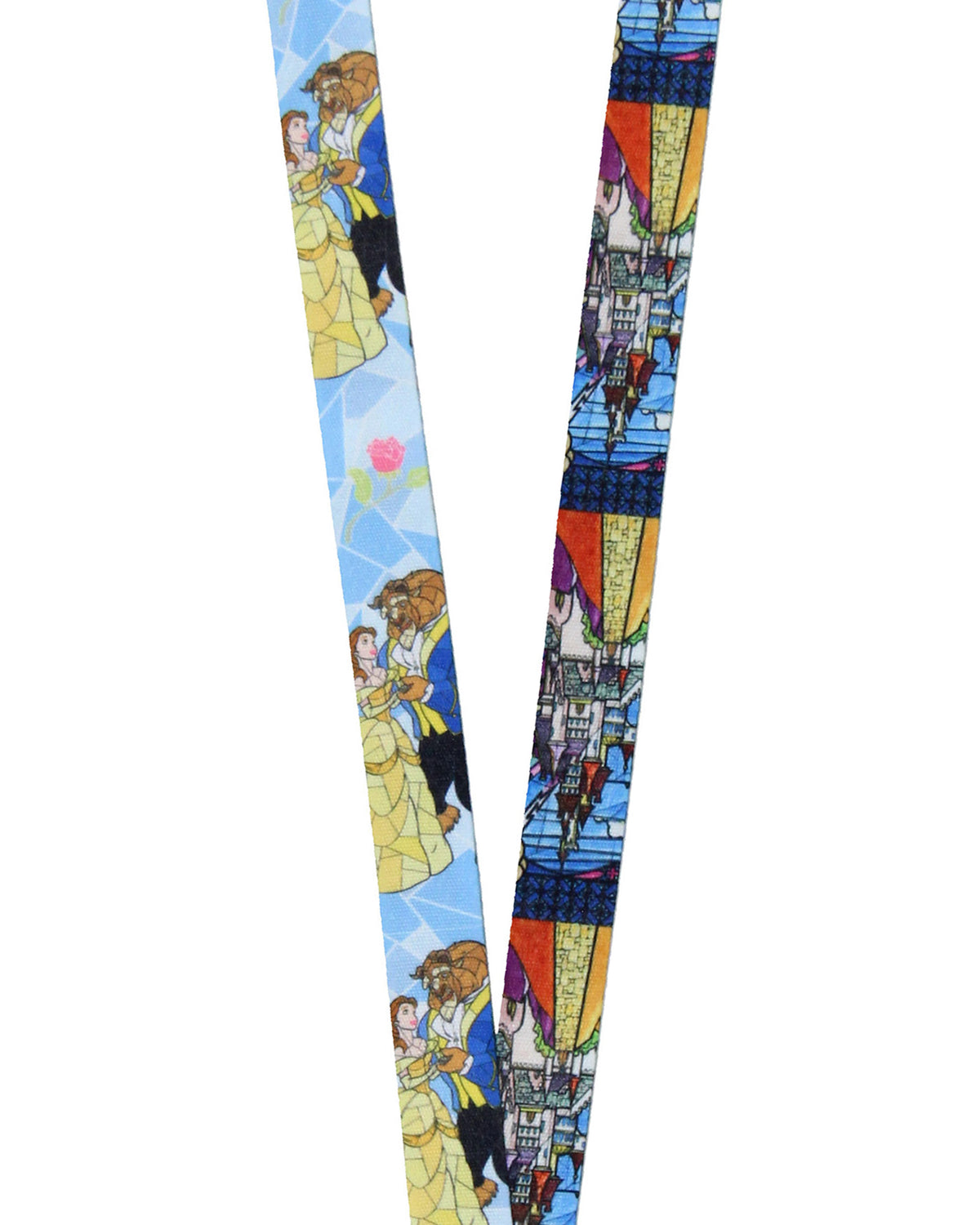 Disney Beauty and the Beast A Tale of Enchantment Lanyard with ID badge Holder
