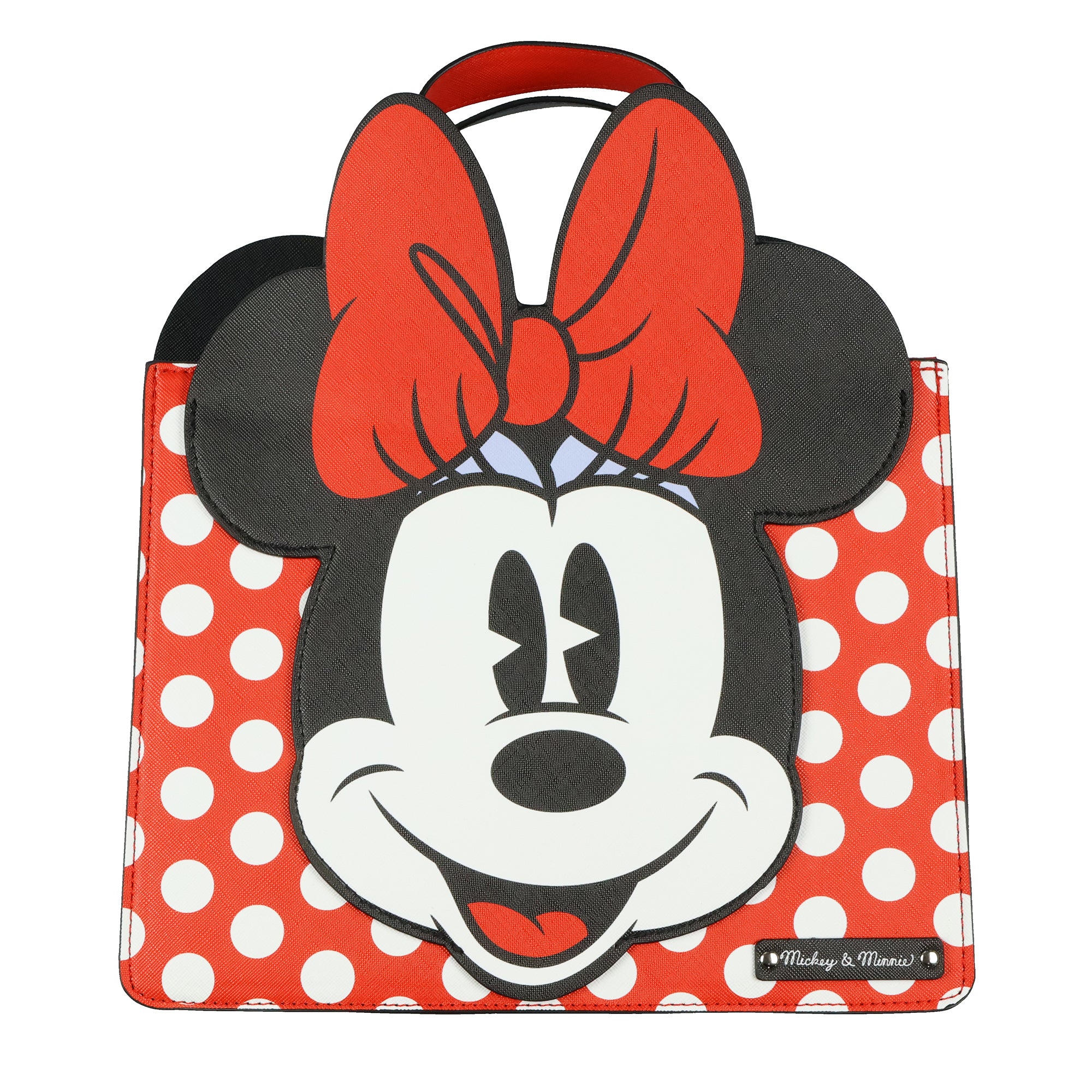 Disney Mickey and Minnie Mouse Purse 3D Character Two-Sided Hand Bag
