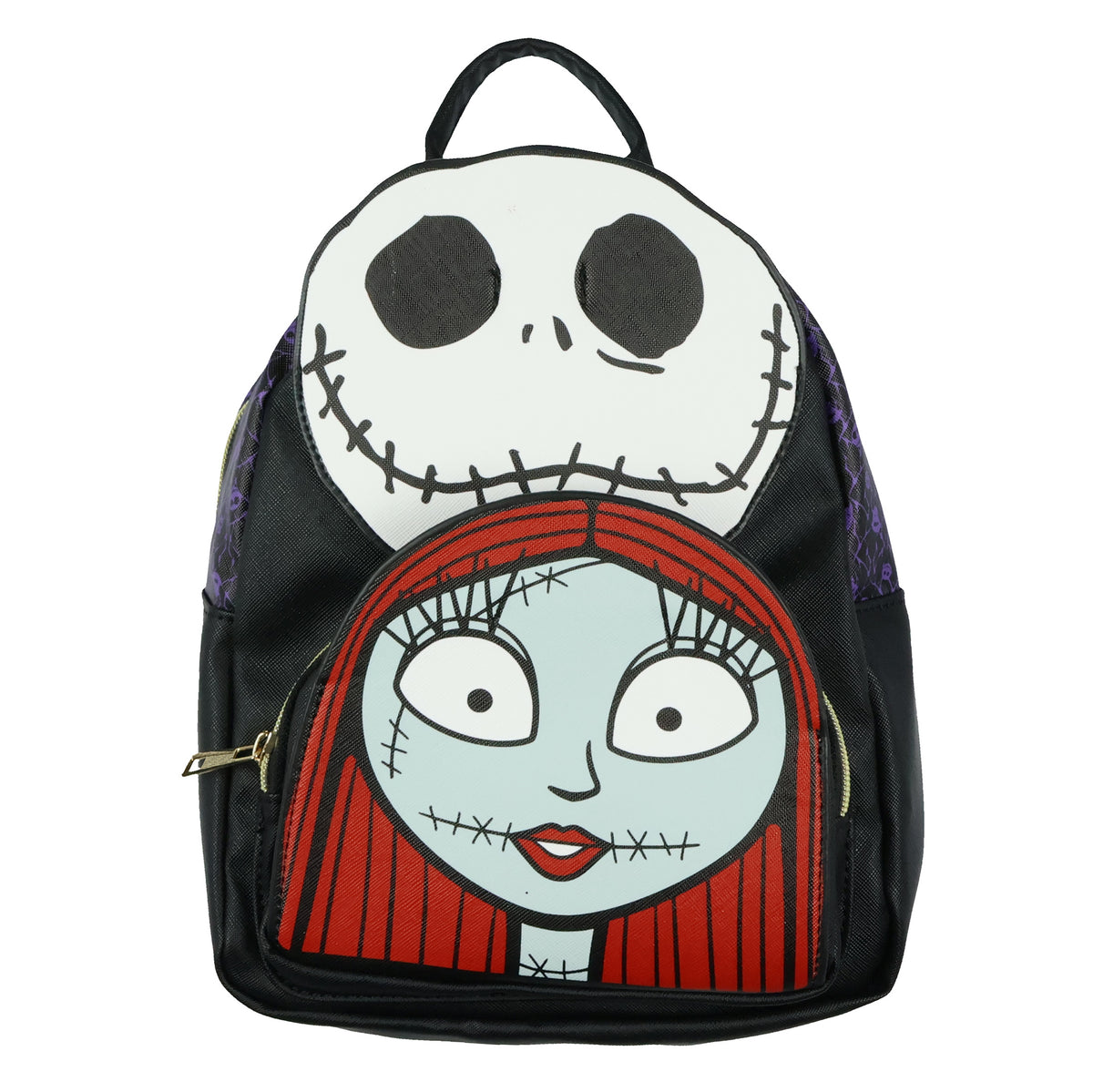 Disney The Nightmare Before Christmas Jack and Sally Mini Backpack Purse 10"