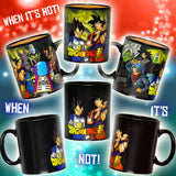 Dragon Ball Super Anime Manga Heat Reactive Color Changing 16 OZ. Tea Coffee Mug Cup