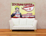 Naruto Shippuden Tapestry Wall Art Hanging Decor Anime Ichiraku Ramen 53" x 81"