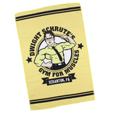 The Office Dwight Schrute's Gym For Muscles Gym Towel Sweat Towel Hand Towel