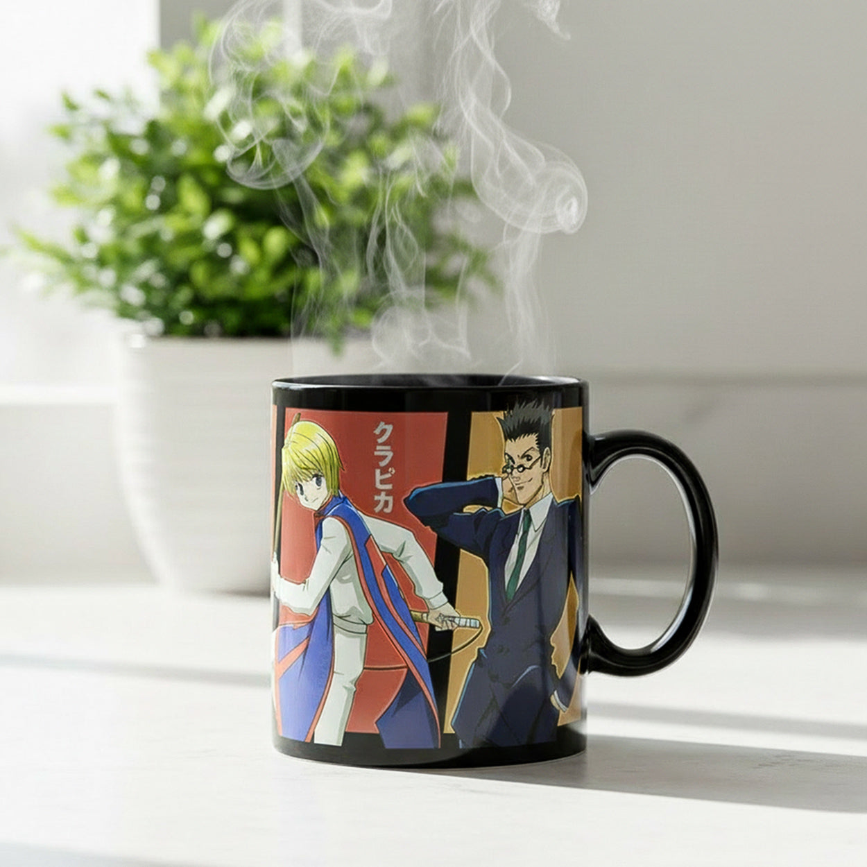 Hunter X Hunter Anime Manga Heat Reactive Color Changing 16 OZ. Tea Coffee Mug Cup