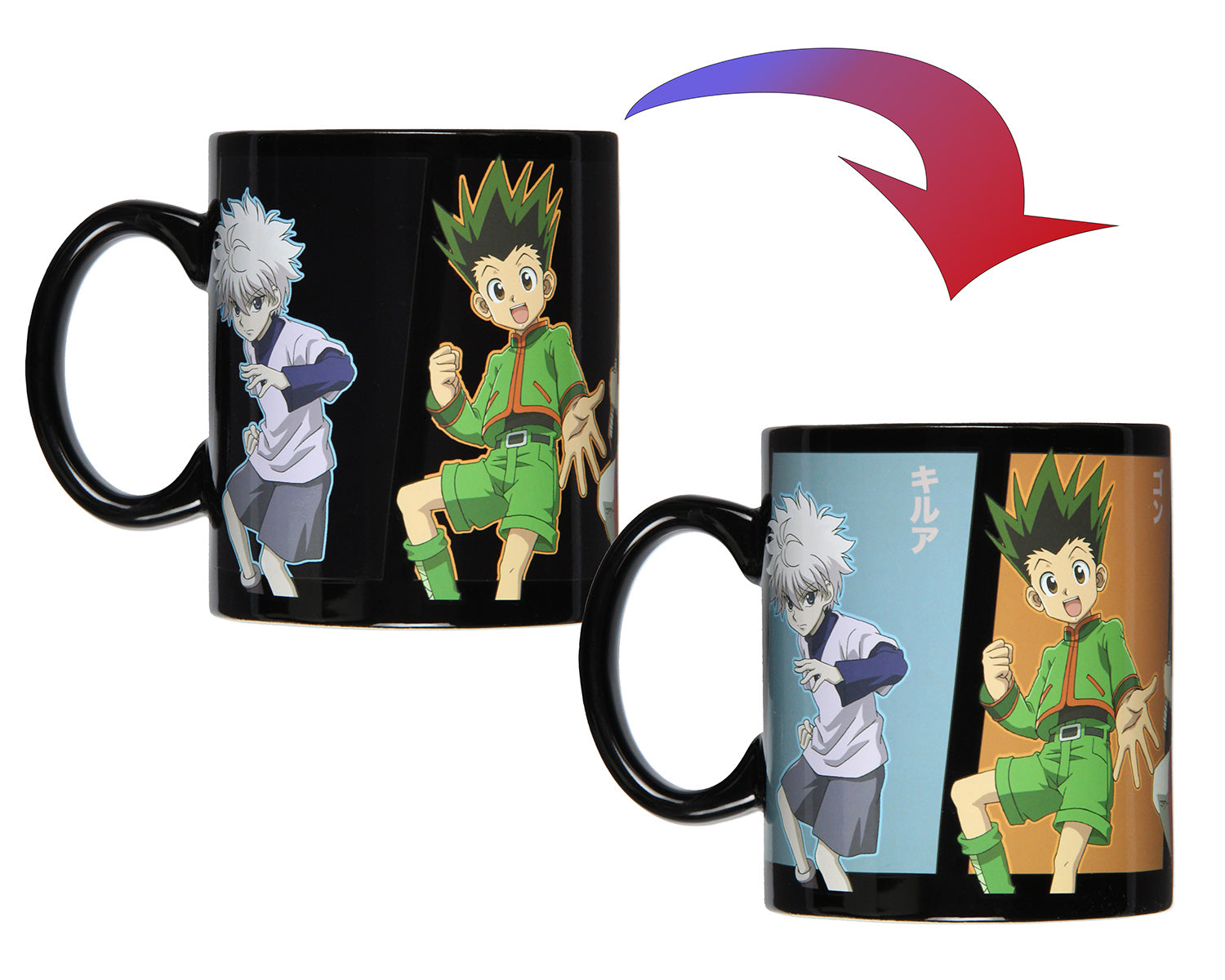 Hunter X Hunter Anime Manga Heat Reactive Color Changing 16 OZ. Tea Coffee Mug Cup - Seven Times Six