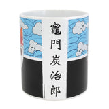 Demon Slayer Manga Anime Kitsune Fox Mask 16 OZ. Ceramic Coffee Mug Tea Cup