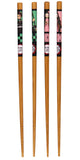 Demon Slayer 4 Pairs Collectible Anime Bamboo Chopsticks