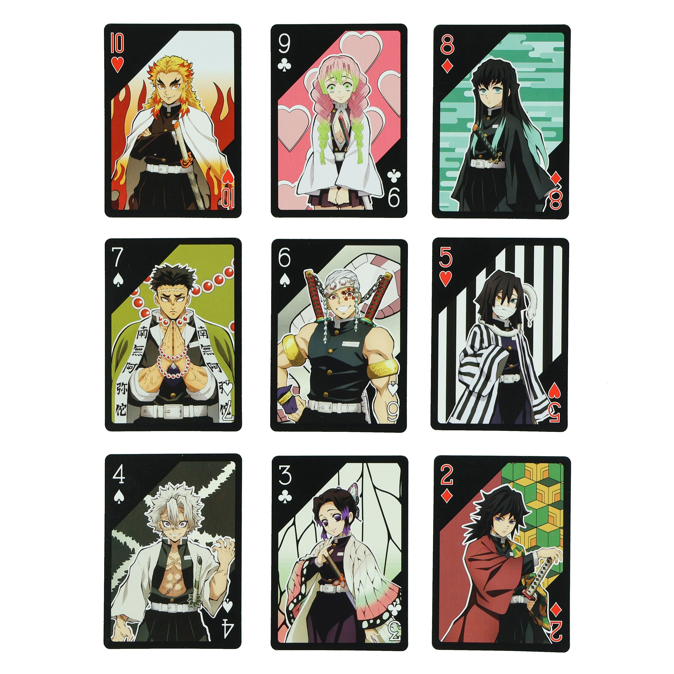 Demon Slayer Kimetsu No Yaiba Playing Cards Poker Deck 52 Cards