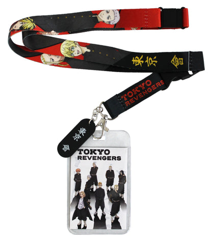 Tokyo Revengers Manga ID Badge Holder Lanyard Keychain Lanyard w/ Rubber Pendant