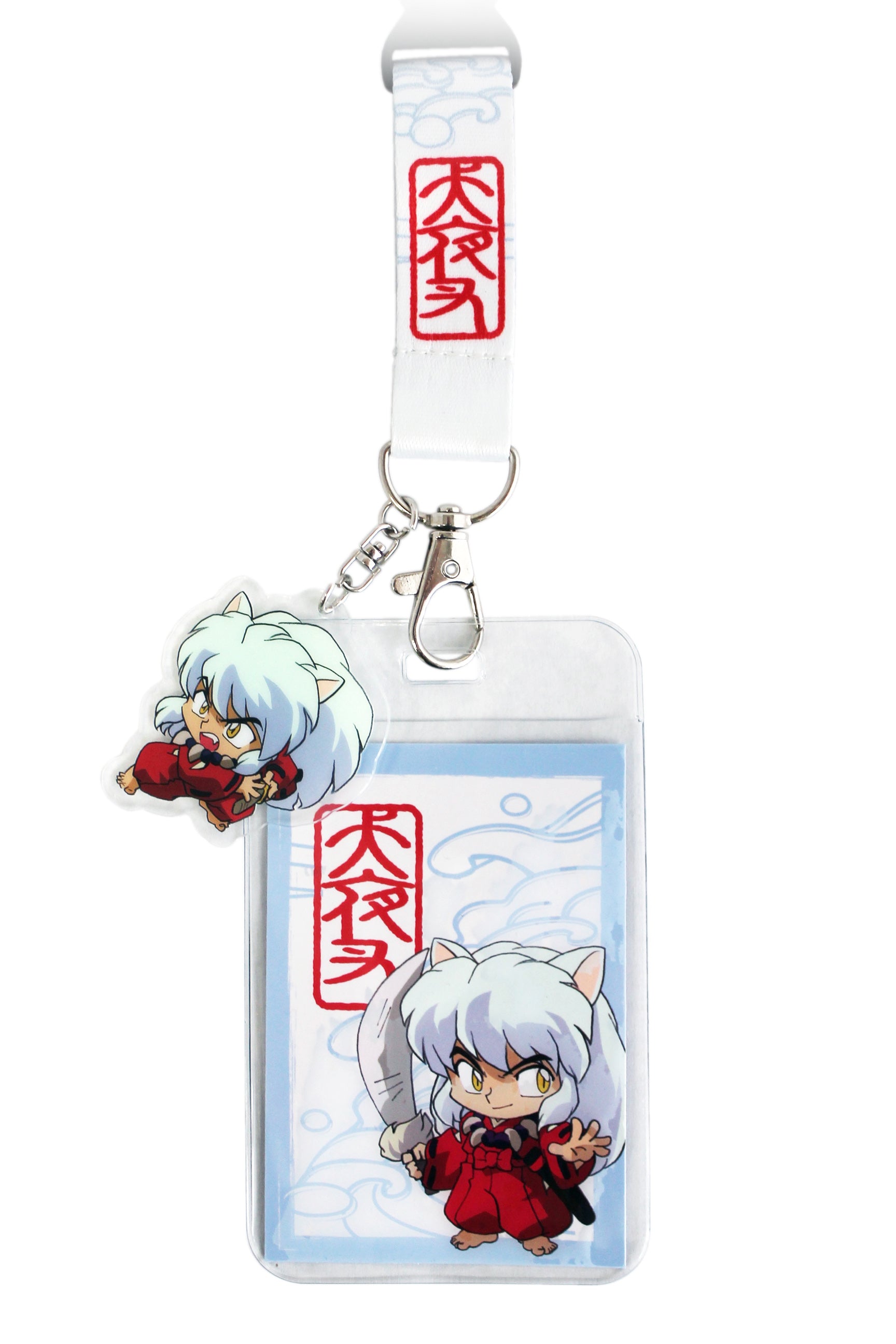 Inuyasha Merch ID Badge Holder Lanyard Keychain Lanyard w/ Plastic Pendant