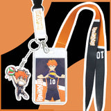 Haikyu!! Shoyo Hinata ID Badge Holder Breakaway Lanyard w/ Acrylic Keychain