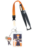 Haikyu!! Shoyo Hinata ID Badge Holder Breakaway Lanyard w/ Acrylic Keychain