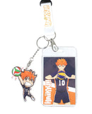 Haikyu!! Shoyo Hinata ID Badge Holder Breakaway Lanyard w/ Acrylic Keychain