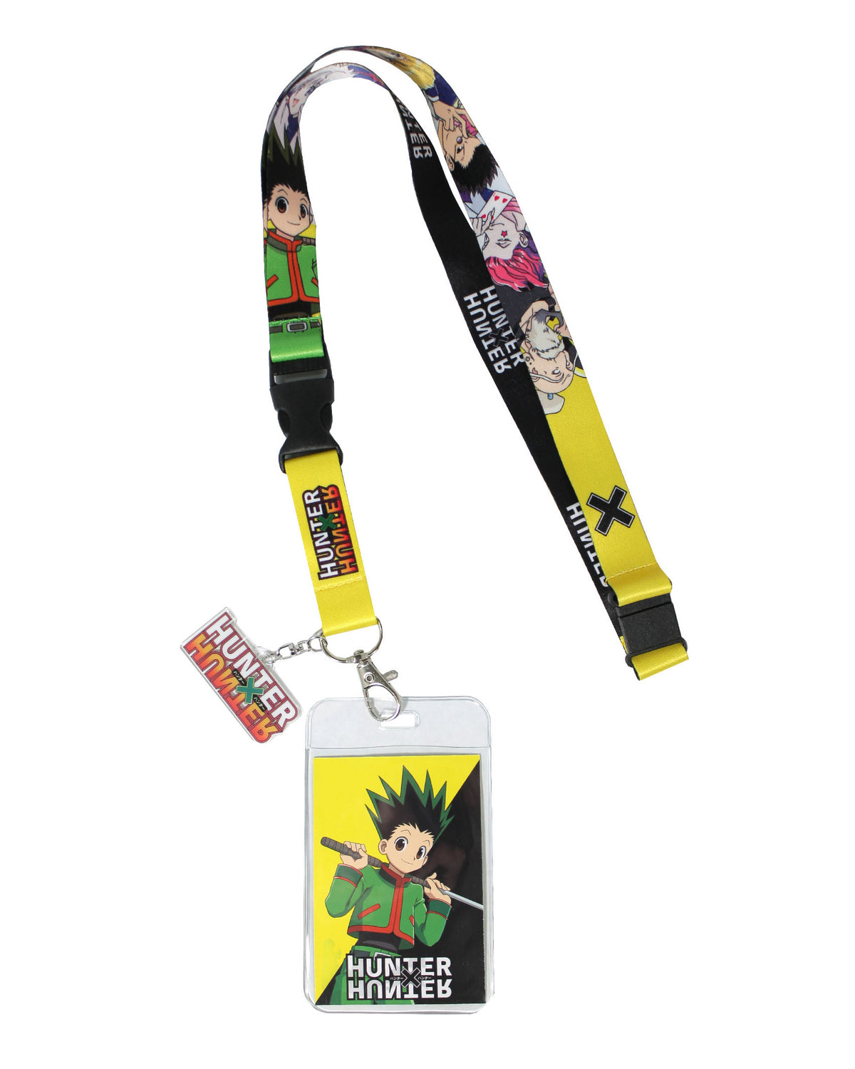 Hunter X Hunter Merch ID Badge Holder Keychain Lanyard w/ Acrylic Charm