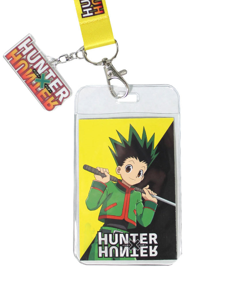Hunter X Hunter Merch ID Badge Holder Keychain Lanyard w/ Acrylic Charm