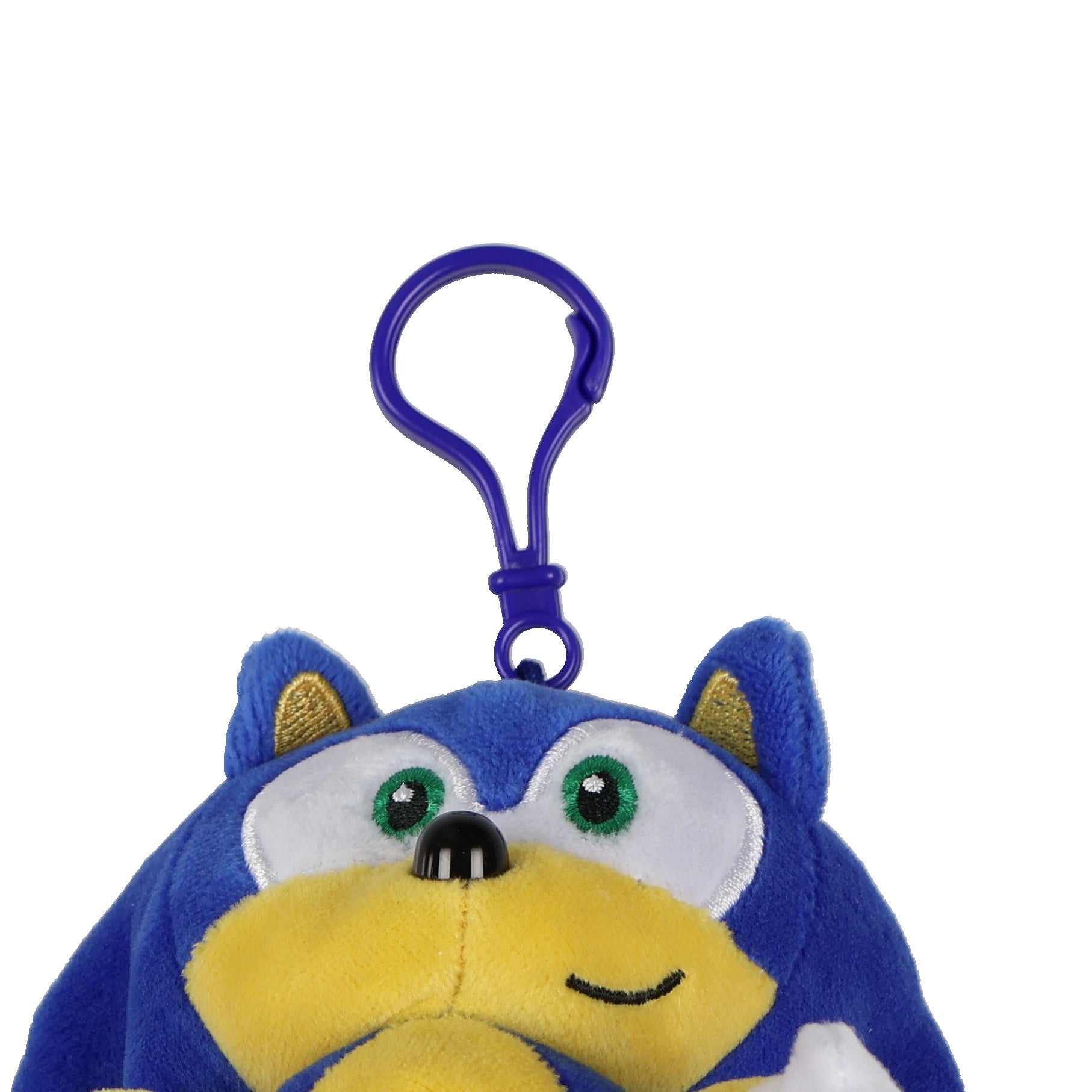 Sonic the Hedgehog Plush Keychain 4-Inch Sonic Stuffed Animal Key Ring Clip