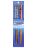 One Piece Luffy Straw Hat Pirates 2 Pairs Reusable Bamboo Chopsticks Gift Set