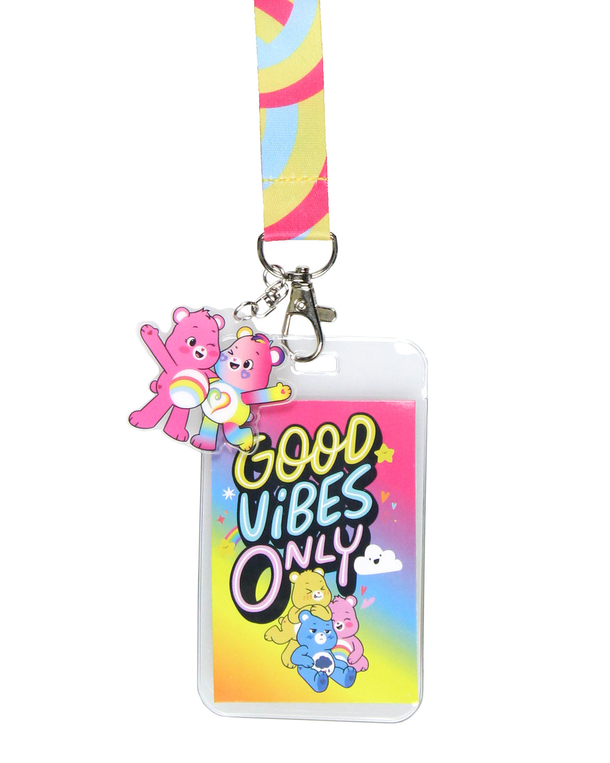 Care Bears ID Lanyard Multi Character Card and Plastic Pendant