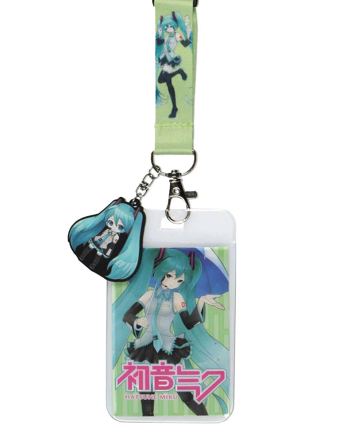 Hatsune Miku Merch Wristlet Keychain Lanyard ID Badge Hand Wrist Lanyard Strap