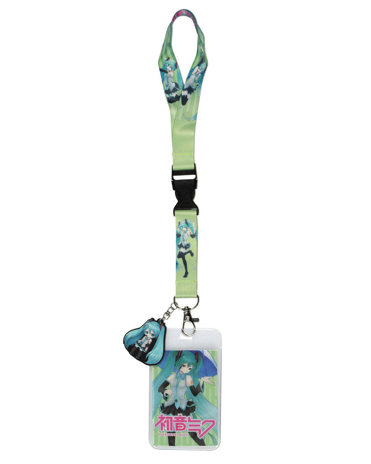 Hatsune Miku Merch Wristlet Keychain Lanyard ID Badge Hand Wrist Lanyard Strap