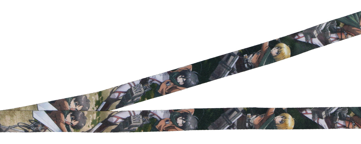 Attack on Titan Scout Regiment ID Lanyard Badge Holder with Pendant