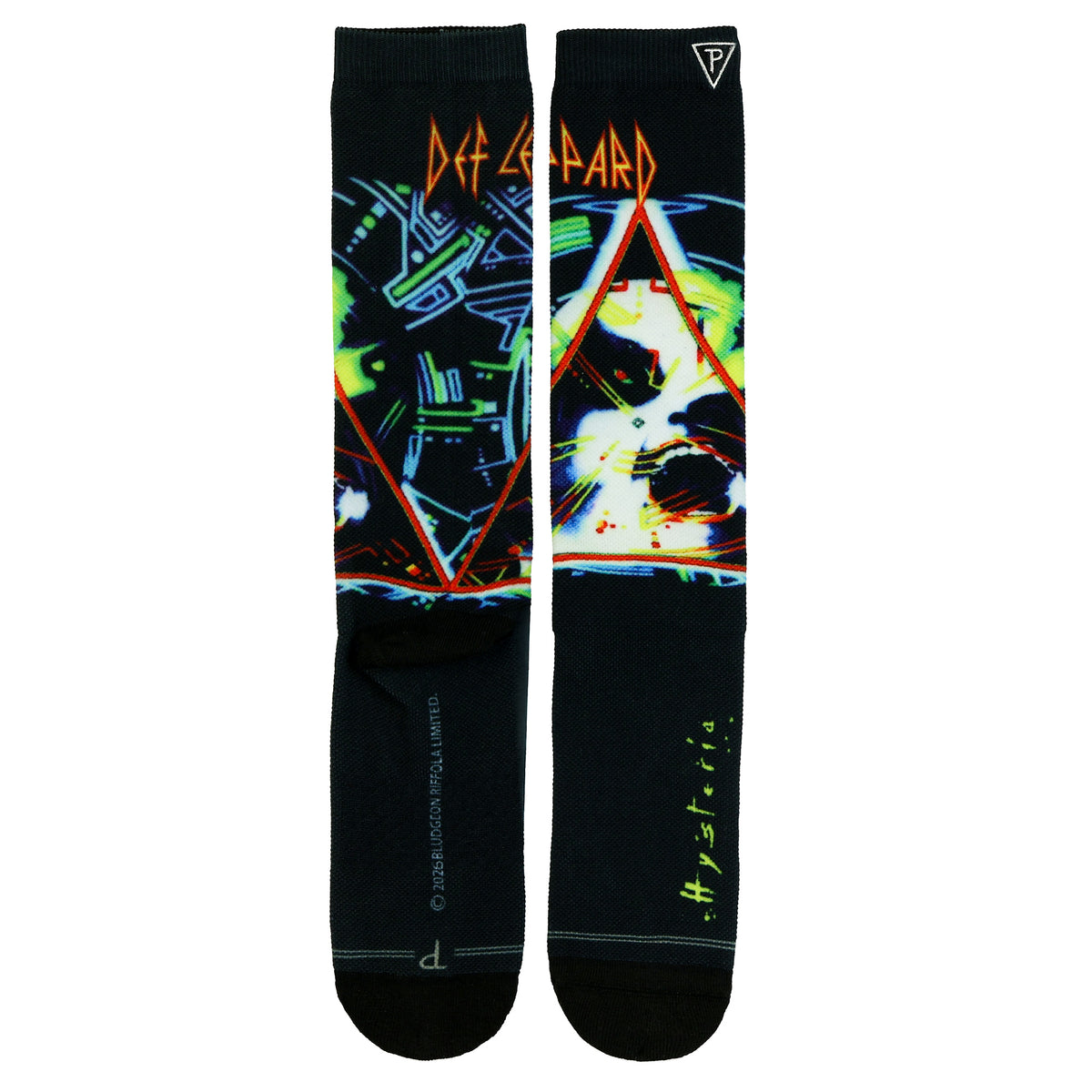 Def Leppard Hysteria Men's Sublimated Mid-Calf Crew Socks 1 Pair