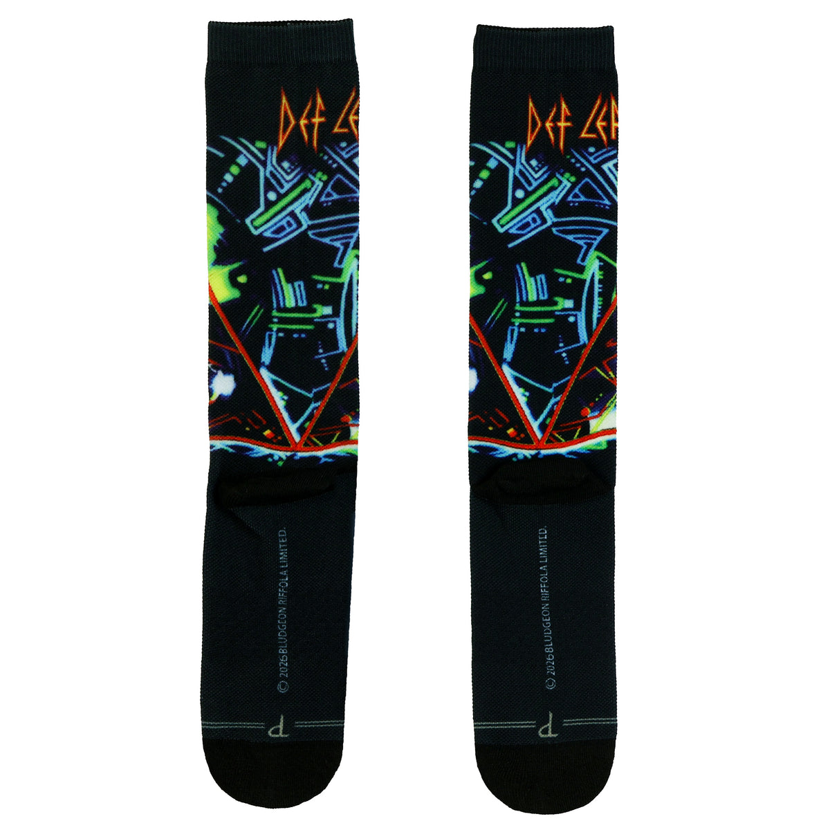 Def Leppard Hysteria Men's Sublimated Mid-Calf Crew Socks 1 Pair