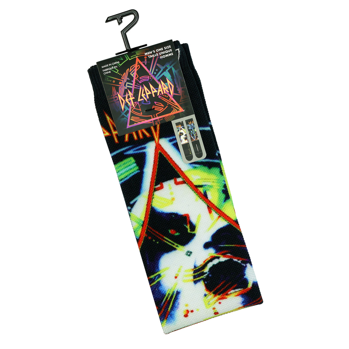 Def Leppard Hysteria Men's Sublimated Mid-Calf Crew Socks 1 Pair
