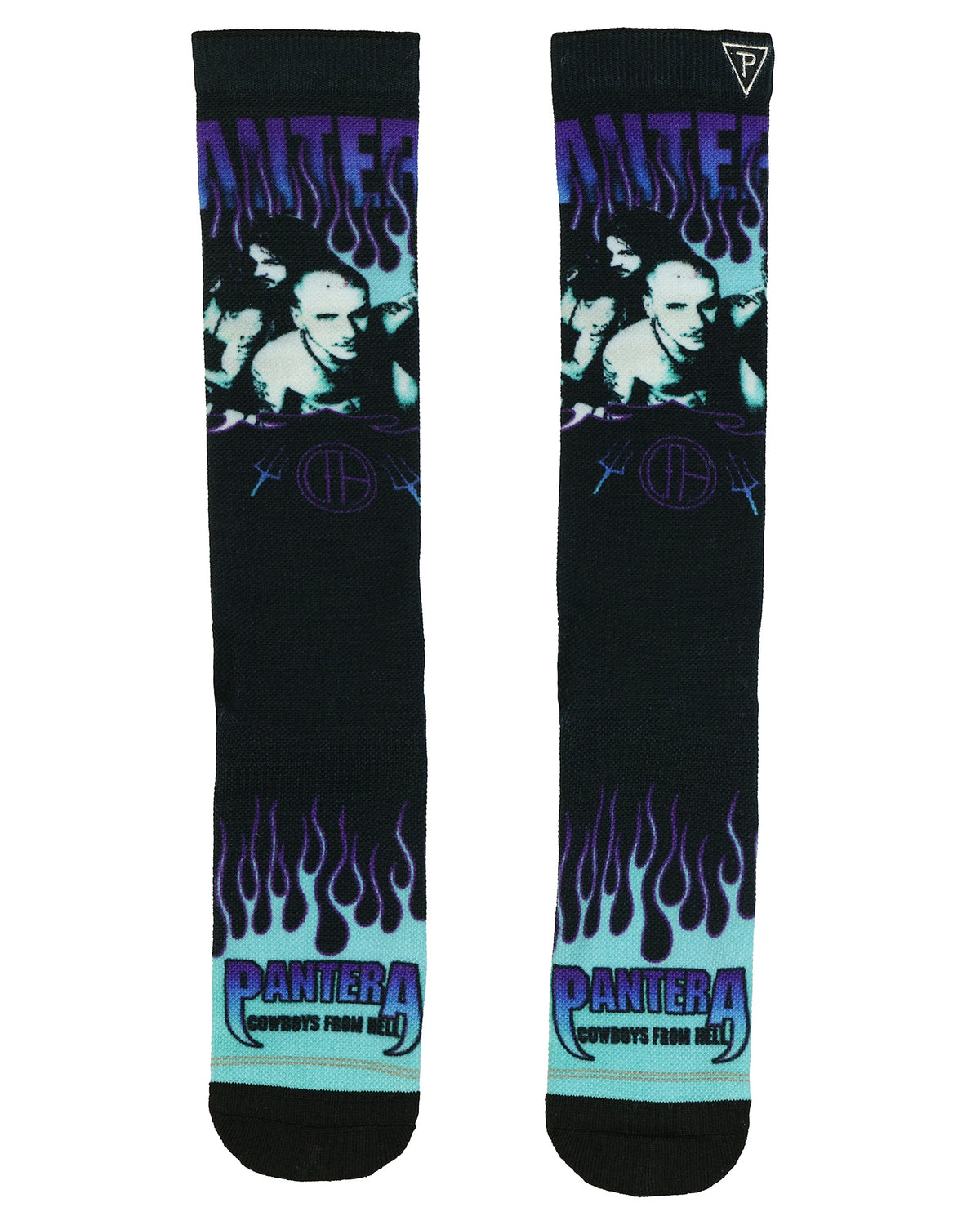 Pantera Crew Socks Men's Cowboys Album Heavy Metal Sublimated 1-Pair Size 7-12