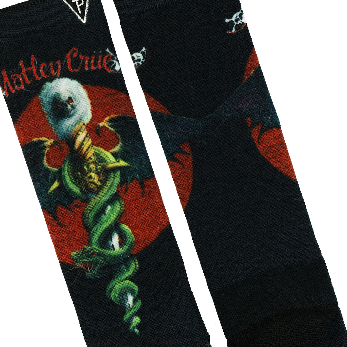 Motley Crue Crew Socks Men's Dr. Feelgood Sublimated Design 1-Pair Shoe Size 7-12