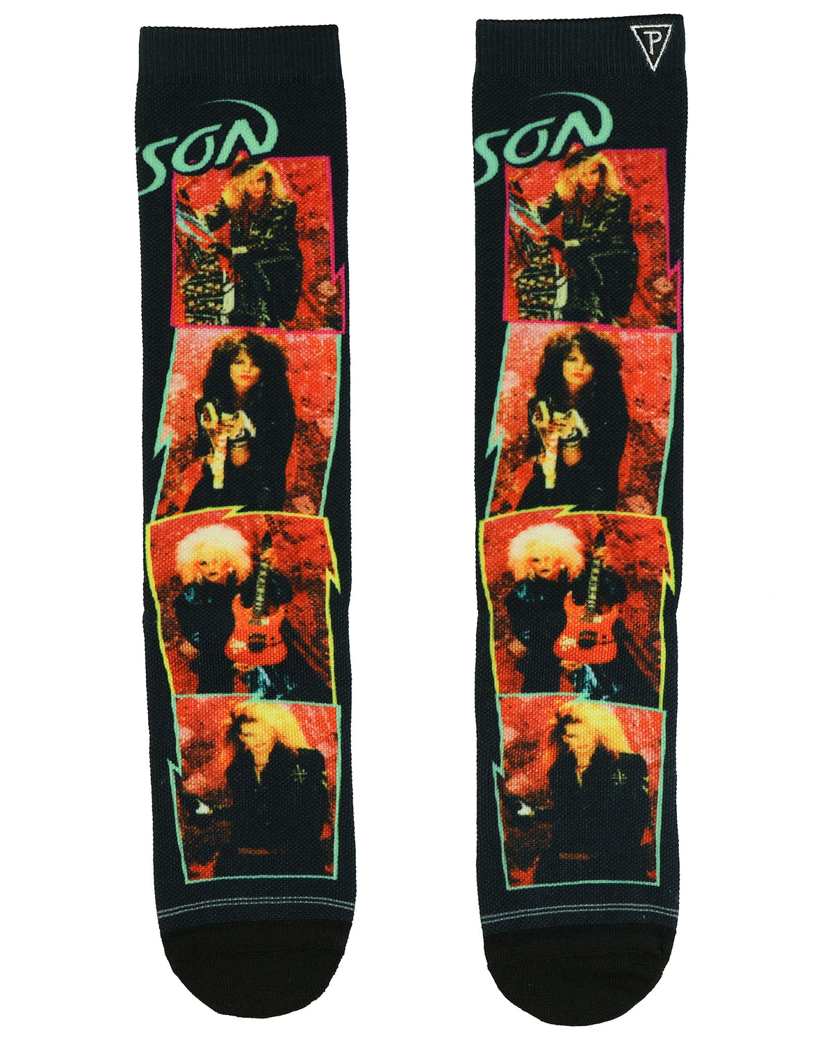 Poison Crew Socks Men's Talk Dirty to Me Sublimated Design 1-Pair Shoe Size 7-12