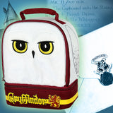 Harry Potter Hedwig the Owl Gryffindor House Dual Compartment Insulated Lunch Bag