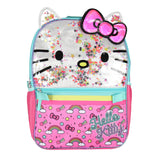 Sanrio Hello Kitty Glitter 2 Piece School Travel Backpack Set For Girls With Lunch Bag