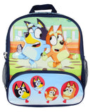 Bluey 14" Kids School Backpack Bag For Toys w/ Raised Character Designs