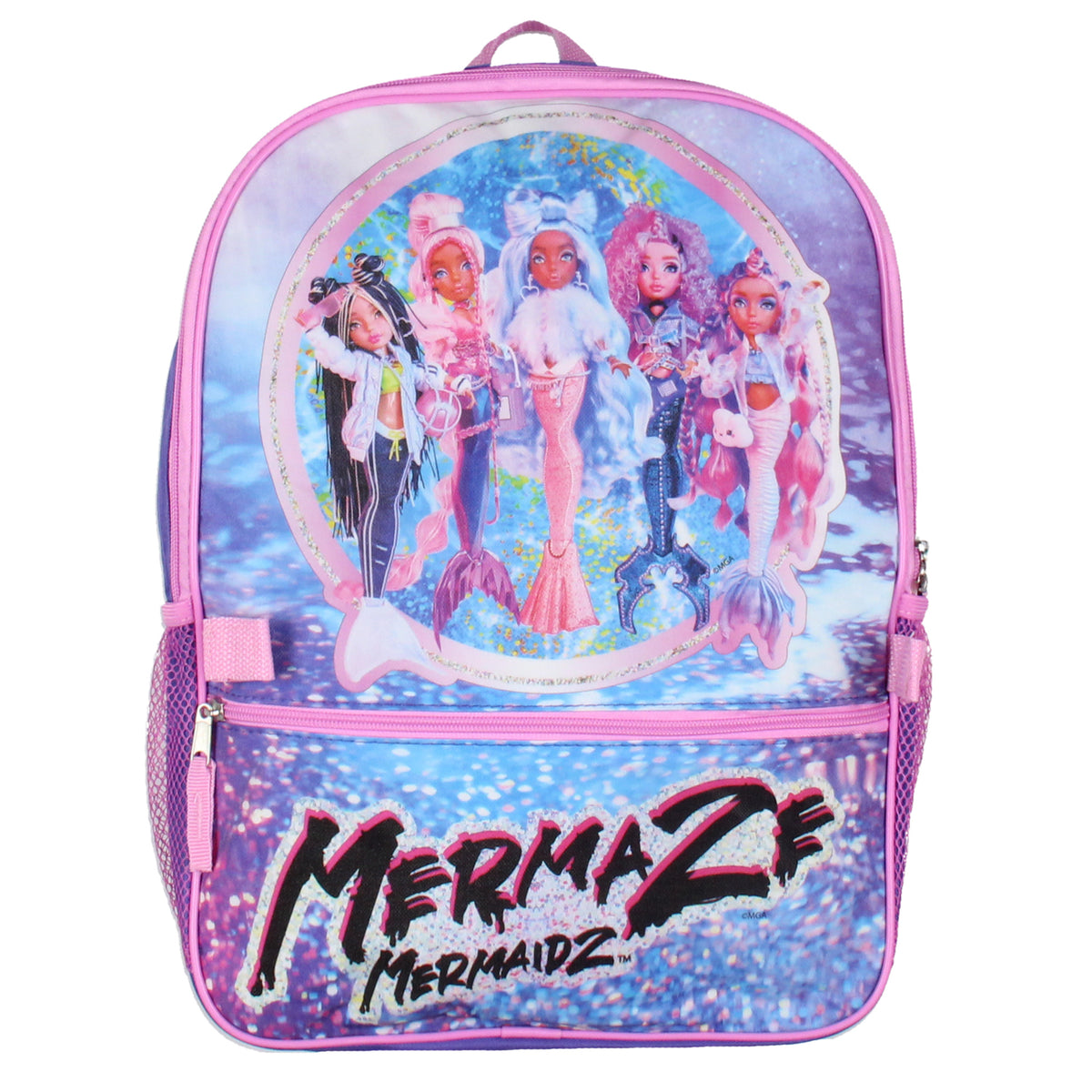 Mermaze Mermaidz Mermazing Backpack With Detachable Lunch Box 2 Piece Set 16"