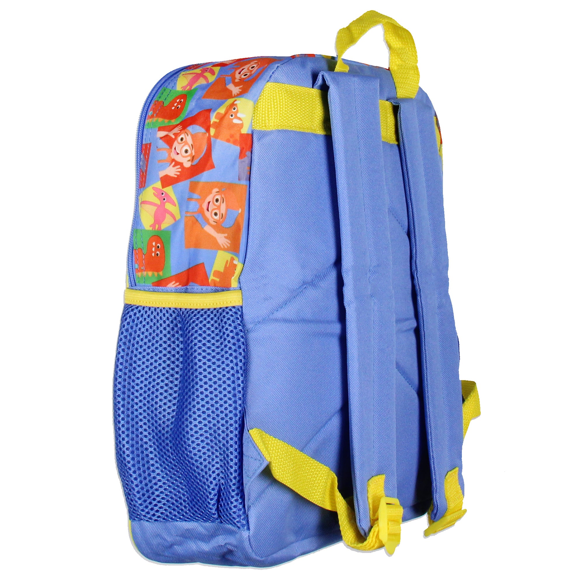 Blippi Wow! A Dinosaur 14" Kids School Backpack Bag w/ Raised Character Designs
