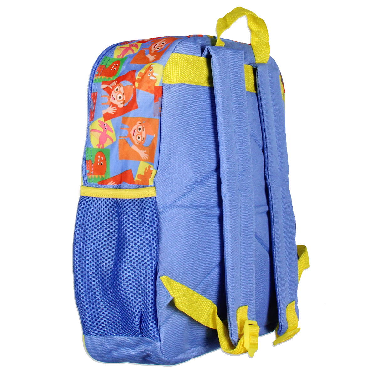 Blippi Wow! A Dinosaur 14" Kids School Backpack Bag w/ Raised Character Designs
