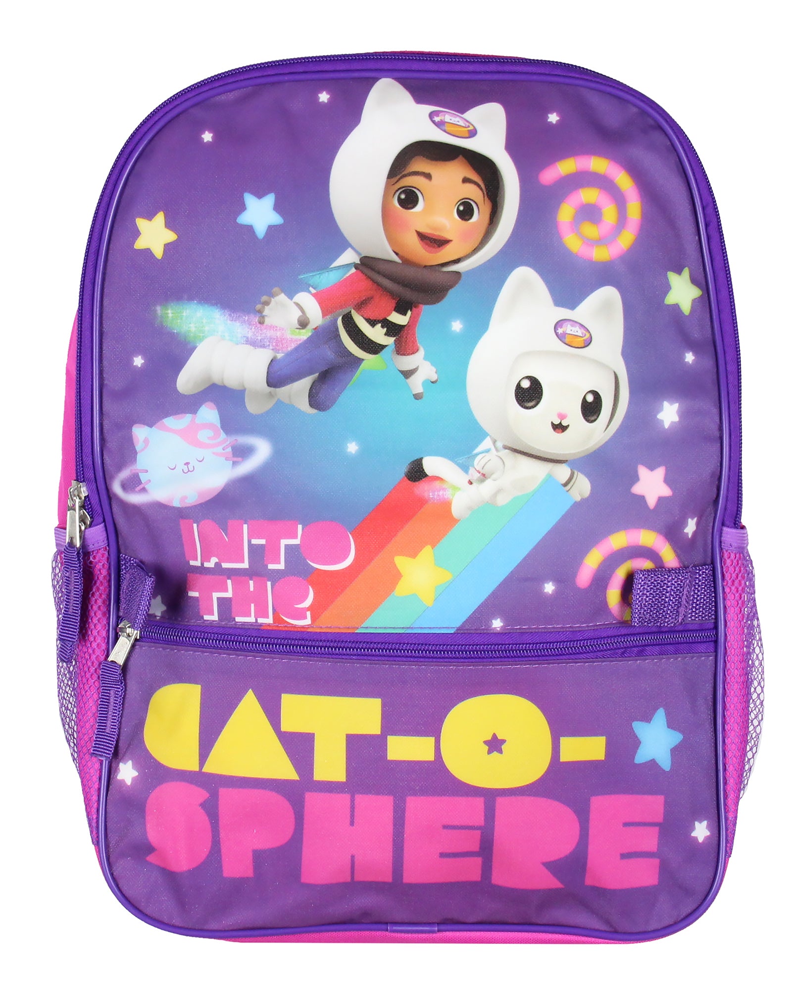 Gabby's Doll House 2 Piece School Backpack Set For Girls With Lunch Bag 16"