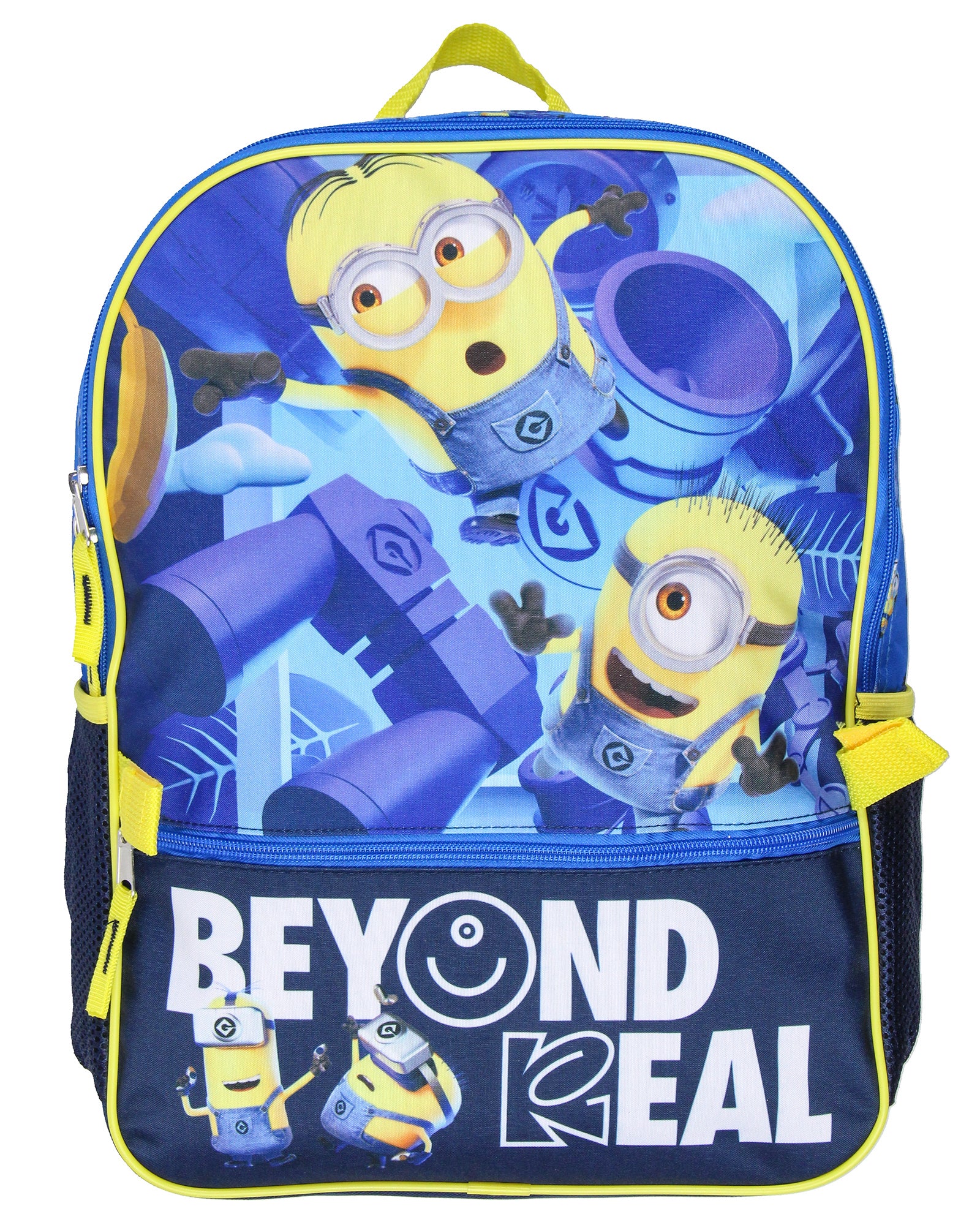 Despicable Me Minions School Travel Backpack And Lunch Box For Kids 2-Piece Set 16"