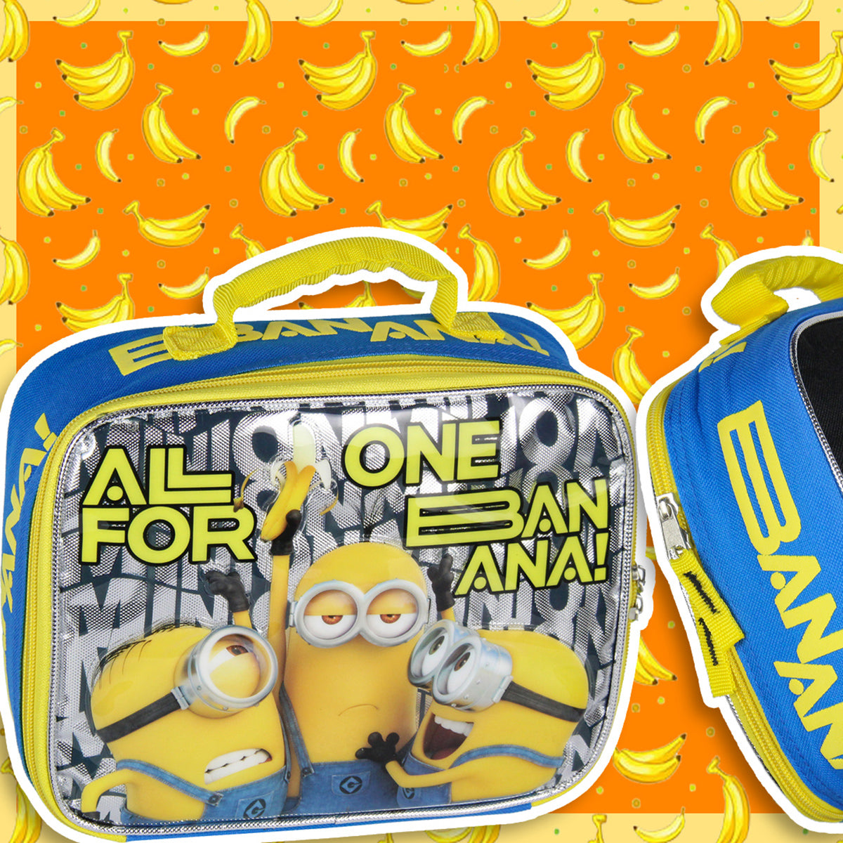 Despicable Me Minions Lunch Box One Banana Insulated Kids Lunch Bag Tote 10" - Seven Times Six