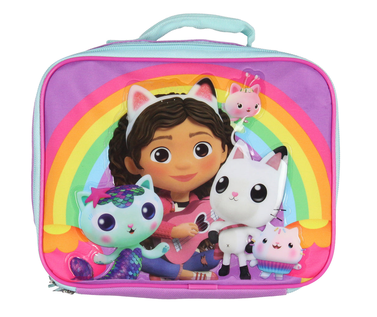 Gabby's Dollhouse Backpack Friend Lunch Box Pencil Water Bottle 5 Piece For Kids 16"