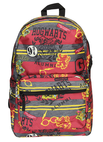 Harry Potter Hogwarts School of Witchcraft Wizardry Alumni Gryffindor Backpack